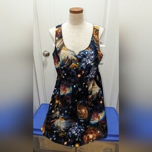 Galaxy pocketed dress by Fervour women's size 1X